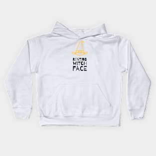 Resting Witch Face Kids Hoodie